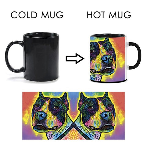 American Staff Mug Magic Change Color - ILoveMyStaff