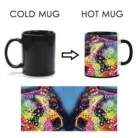 American Staff Mug Magic Change Color - ILoveMyStaff