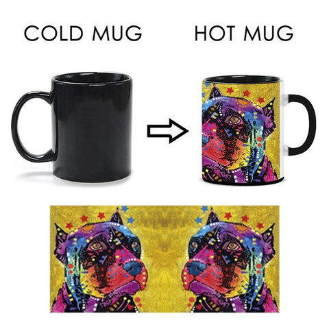 American Staff Mug Magic Change Color - ILoveMyStaff