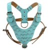 5 Colors Leather Studded Spiked Dog Harness For Pitbull Amstaff - ILoveMyStaff