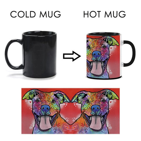 AmStaff Mug Unique Design Magic Change Color - ILoveMyStaff