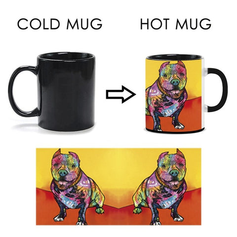 AmStaff Mug Unique Design Magic Change Color - ILoveMyStaff