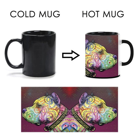 American Staff Mug Unique Design Magic Change Color - ILoveMyStaff