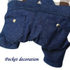 Plaid Dog Costume Denim Design Pitbull - ILoveMyStaff