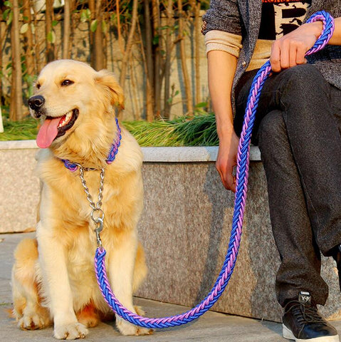 High Quality Rope Collar and Leash Set For American Staff with different colors! - ILoveMyStaff